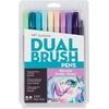 image:imageTombow Dual Brush Pen 3 Pack Set Mermaids Fairies amp Dragons  30 Piece  Includes Blender Pens  Water Based Art Marker with SelfCleaning Tip