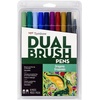 image:imageTombow Dual Brush Pen 3 Pack Set Mermaids Fairies amp Dragons  30 Piece  Includes Blender Pens  Water Based Art Marker with SelfCleaning Tip
