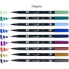 image:imageTombow Dual Brush Pen 3 Pack Set Mermaids Fairies amp Dragons  30 Piece  Includes Blender Pens  Water Based Art Marker with SelfCleaning Tip
