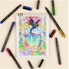 image:imageTombow Fudenosuke Journal Writing Kit 160 Page Dot Grid Linen Cover Journal Fudenosuke Colors Brush Pen 10 Pack Mono Drawing Pen Color 8 Pack Mono Drawing Pen Black 6 Pack Progressive Tip Sizes Mono Air Correction Tape