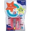image:imageTombow Ippo Pencil Sharpener 2 Blade Size Assorted Colors 1Pack