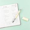 image:imageTombow MONO Graph and MONO Eraser 05 mm Ice Blue Precision with 4 mm Tip Innovative Shake Mechanism More Stable Brass Pliers Refillable Includes Eraser SHMG44PE04ACream yellow