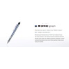 image:imageTombow Mechanical Pencil Monograph 05mm White DPA134ANeon Orange