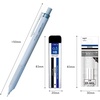 image:imageTombow PCB321BAZ Pencil Mechanical Pencil Monograph Light 002 inch 05 mm Full Black Axis Replacement Eraser amp Lead Setgraish blue