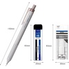 image:imageTombow Pencil Monogram Light Mechanical Pencil 002 inch 05 mm Grayish Brown Base Replacement Eraser amp Mechanical Lead Set PCB321EAZbrown grayish brown