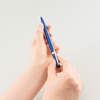image:imageTombow Pencil ZOOM FLB111H Oilbased Ballpoint Pen 002 inches 05 mm Light BlueShaft Color Champagne gold