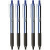 image:imageTombow Permanent Ballpoint Pens Monograph Light 038mm Black Ink Smoky Purple Axis Pack of 5 BCMGLU955PMONO Color Axis