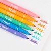 image:imageTombow TwinTone Marker Set 6Pack Pastel DoubleSided Markers Perfect for Planners Journals Doodling and More