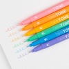 image:imageTombow TwinTone Marker Set 6Pack Pastel DoubleSided Markers Perfect for Planners Journals Doodling and More