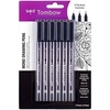 image:imageTombow 66405 Mono Drawing Pen 6Pack Create Precise Detailed Drawings with Six Tip Sizes  01 02 03 04 05 and 08