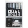 image:imageTombow ABT Dual Brush Pen set of 10 GRAYSCALE