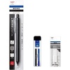 image:imageTombow PCB321BAZ Pencil Mechanical Pencil Monograph Light 002 inch 05 mm Full Black Axis Replacement Eraser amp Lead Setbull black