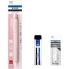 image:imageTombow Pencil Monogram Light Mechanical Pencil 002 inch 05 mm Grayish Brown Base Replacement Eraser amp Mechanical Lead Set PCB321EAZgrey pink