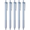 image:imageTombow Permanent Ballpoint Pens Monograph Light 038mm Black Ink Smoky Purple Axis Pack of 5 BCMGLU955PSmoky Blue Shaft