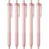 image:imageTombow Permanent Ballpoint Pens Monograph Light 038mm Black Ink Smoky Purple Axis Pack of 5 BCMGLU955PSmoky Pink Shaft