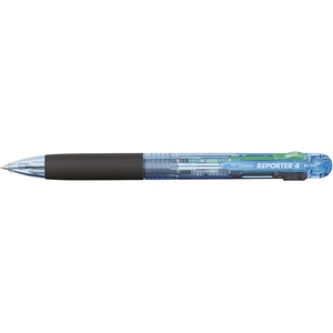 image:imageTombow 4 Colors Ballpoint Pen Reporter 4 Black Red Blue Green Transparent Body BCFRC20Black Blue Green Transparent