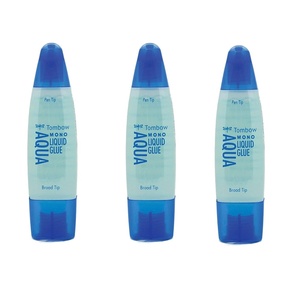 image:imageTombow 52180 MONO Aqua Liquid Glue 169 Ounce 1Pack Dual Tip Dispenser for Precise to Full Coverage Application that Dries Clear 3Pack