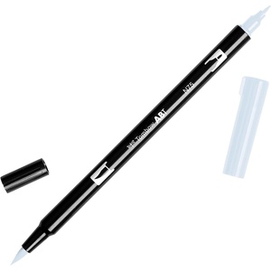 image:imageTombow 56618 Dual Brush Pen Art Marker 991  Light Ochre 1Pack Blendable Brush and Fine Tip MarkerCool Gray 3
