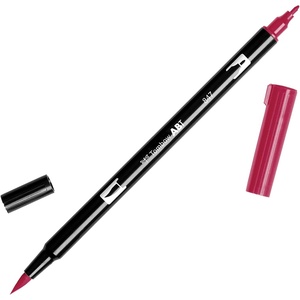 image:imageTombow 56618 Dual Brush Pen Art Marker 991  Light Ochre 1Pack Blendable Brush and Fine Tip MarkerCrimson