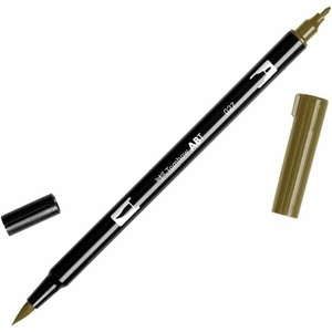 image:imageTombow 56618 Dual Brush Pen Art Marker 991  Light Ochre 1Pack Blendable Brush and Fine Tip MarkerDark Ochre