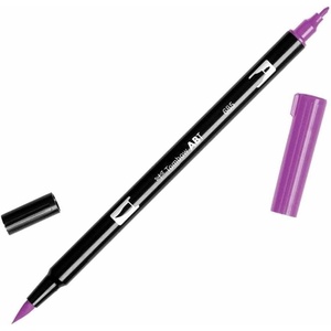 image:imageTombow 56618 Dual Brush Pen Art Marker 991  Light Ochre 1Pack Blendable Brush and Fine Tip MarkerDeep Magenta