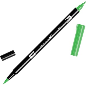 image:imageTombow 56618 Dual Brush Pen Art Marker 991  Light Ochre 1Pack Blendable Brush and Fine Tip MarkerLight Green