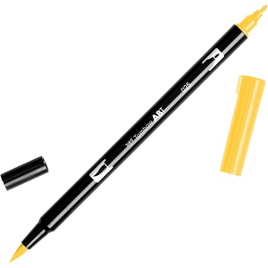 image:imageTombow 56618 Dual Brush Pen Art Marker 991  Light Ochre 1Pack Blendable Brush and Fine Tip MarkerLight Orange