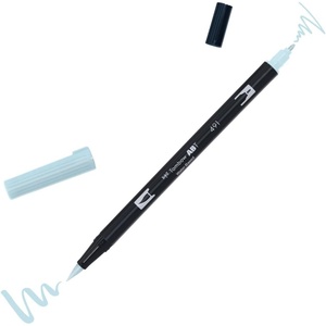 image:imageTombow ABT 990 Dual Brush Pen  Light Sand491 Glacier Blue