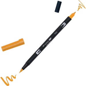 image:imageTombow ABT 990 Dual Brush Pen  Light Sand933 Orange
