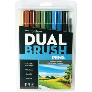 image:imageTombow ABT Dual Brush Pen set of 10 LANDSCAPE