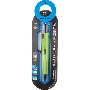 image:imageTombow BCAP20 Pressurized Permanent Ballpoint Pen Can Write on Wet PaperBack Air Press to Squeeze Ink Ink 07 TransparentShaft Color Lime Green