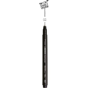 image:imageTombow Fineliner MONO drawing pen line width 02 approx 03 mm pigment ink water and lightfast for sketching illustrating and drawing black WSEFLH02