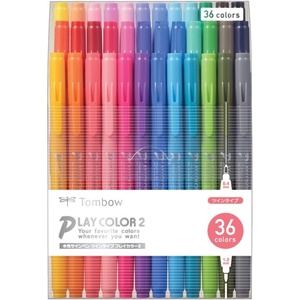 image:imageTombow GCB011 Water Based Sign Pen Play Color 2 12 ColorsSet of 36 colors