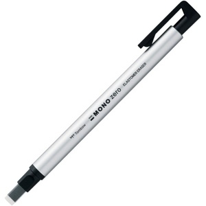 image:imageTombow Holder Eraser Mono Zero Square Shaper Silver EHKUS04