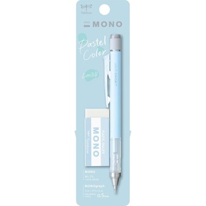 image:imageTombow MONO Graph and MONO Eraser 05 mm Ice Blue Precision with 4 mm Tip Innovative Shake Mechanism More Stable Brass Pliers Refillable Includes Eraser SHMG44PE04AIce Blue
