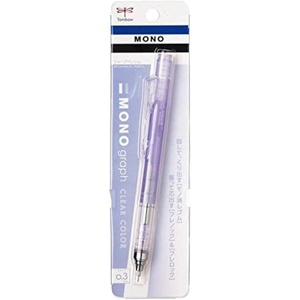 image:imageTombow Mechanical Pencil Monograph Clear Color 03mm Clear Purple DPA139FPurple