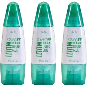 image:imageTombow Mono Multi Liquid Glue 3 Pack  Clear Low Viscosity Dries Clear