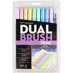 image:imageTombow Pen Set Dual Brush 535Wx8910 Lx12 H 10Pk Ast TOM56187