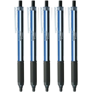 image:imageTombow Permanent Ballpoint Pens Monograph Light 038mm Black Ink Smoky Purple Axis Pack of 5 BCMGLU955PMONO Color Axis