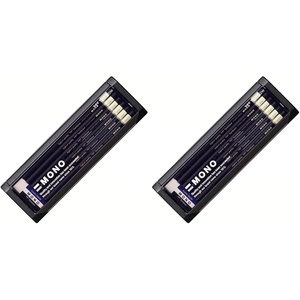 image:imageTombow Premium Pencil HB MONO High Standard Pencil with Ultra Fine Particles with MONO Eraser Drafting and Drawing 1 Dozen1 Count Pack of 2