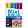 image:imageTombow Dual Brush Pen  Eras Art Marker Collection Retro 80s and 90s  Water Based Drawing and Coloring Set  Includes Colorless Blender Pen 3 Pack
