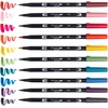 image:imageTombow Dual Brush Pen  Eras Art Marker Collection Retro 80s and 90s  Water Based Drawing and Coloring Set  Includes Colorless Blender Pen 3 Pack