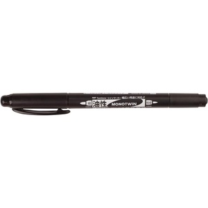 image:imageTombow 56500 Mono Twin Tip Permanent MarkerBlack Black