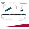 image:imageTombow Dual Brush Pen ABT No 452 ABT452277 Dark Green
