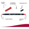 image:imageTombow Dual Brush Pen ABT No 452 ABT452845 Carmine