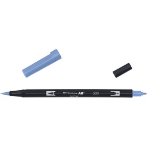 image:imageTombow DUAL BRUSH817 Marker Pen Double Tip Brush  Mauve ColourAzul Elctrico