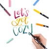 image:imageTombow Art Marker Collection Cottage 10 Piece Dual Brush Pen Set with Blending Palette Kit
