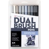 image:imageTombow Art Marker Collection Grayscale 10 Piece Dual Brush Pen Set with Blending Palette Kit